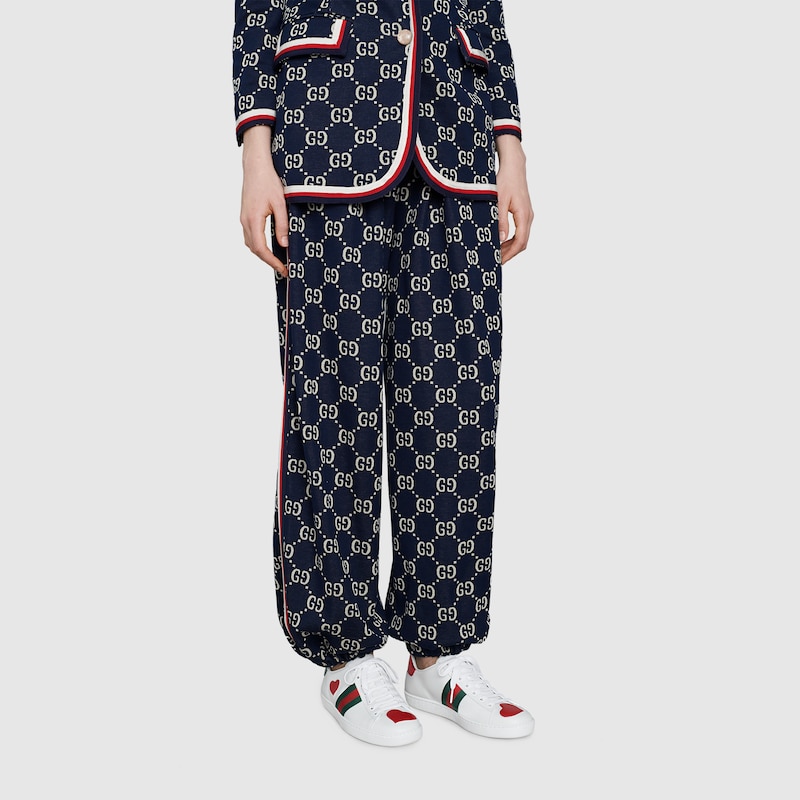 Sneaker Ace donna ricamata in pelle bianca | GUCCI® Italia