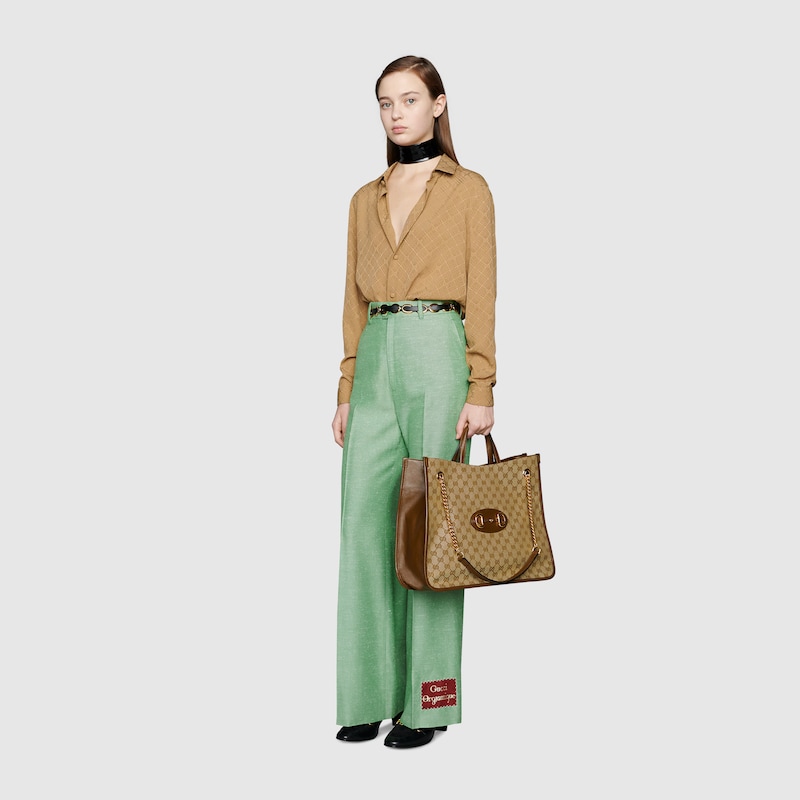 gucci horsebit tote