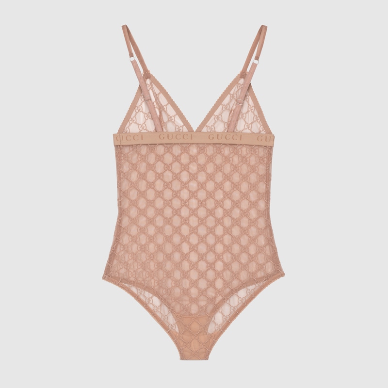 Gucci GG Tulle Bodysuit | Thumbnail 2 Gucci GG Tulle Bodysuit | Thumbnail 2
