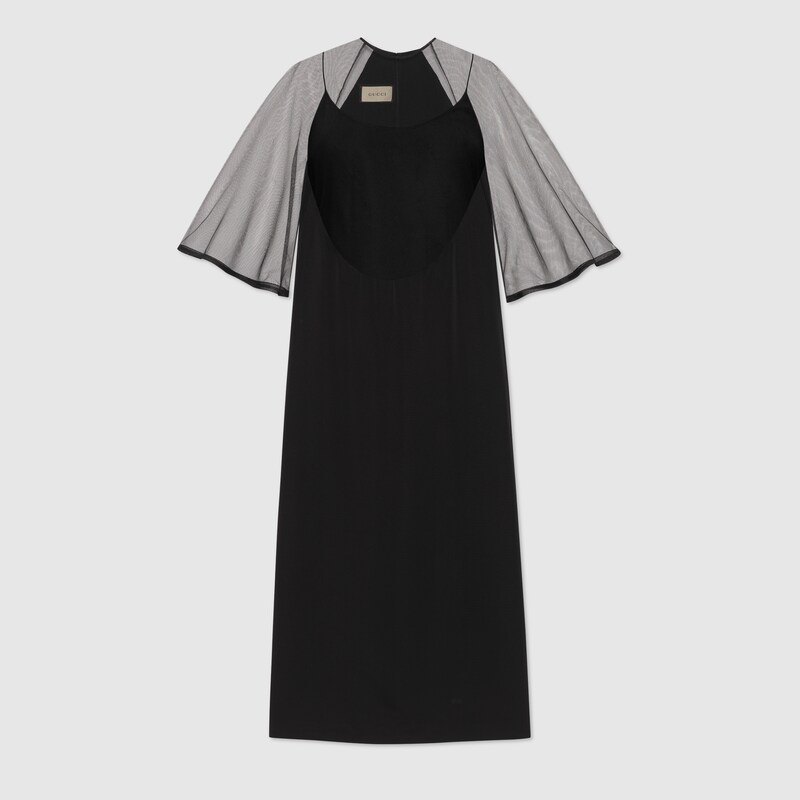gucci mesh dress