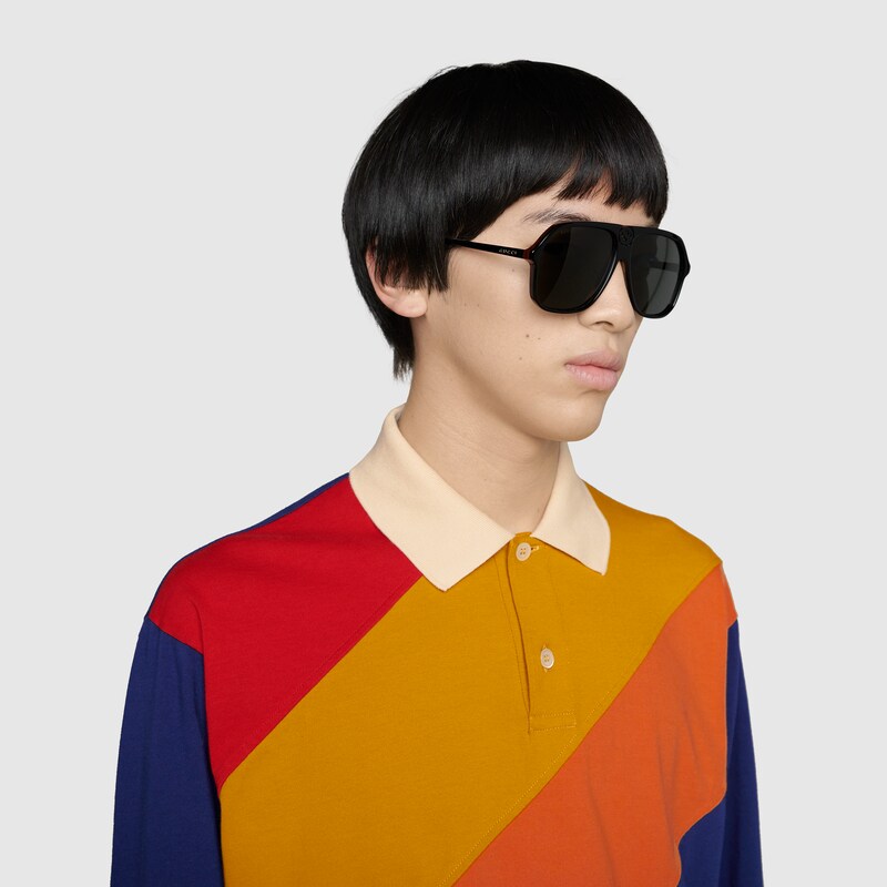 gucci aviator acetate