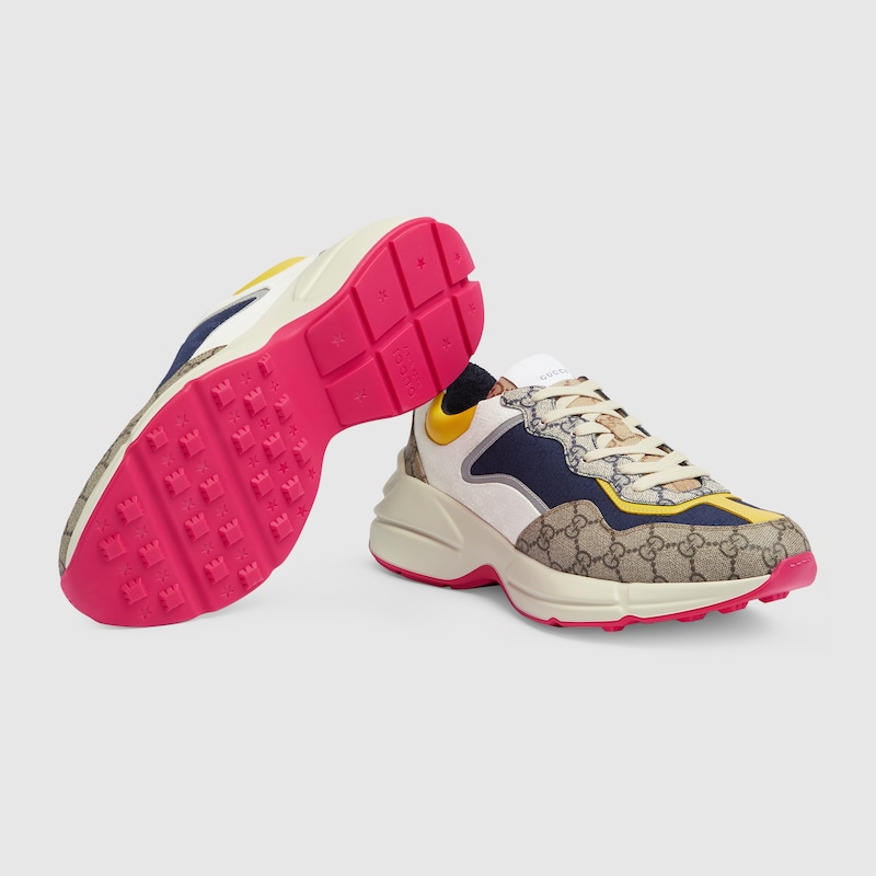 gucci rhyton sneakers yellow