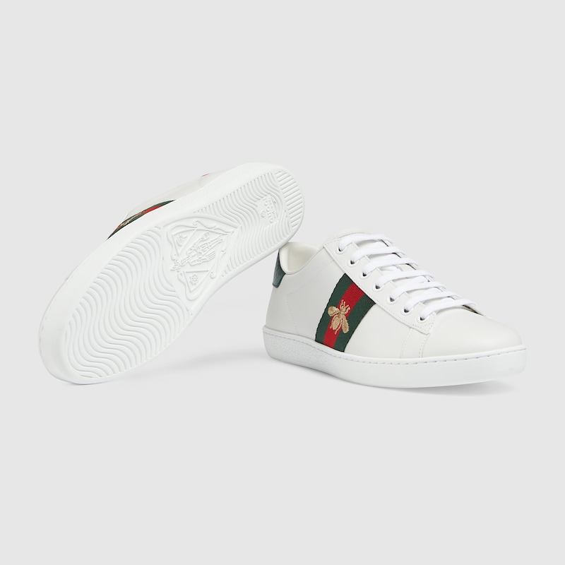 Gucci White Men's Bee Ace Heel To Toe Measures 10 Inches 431942 Sneakers  Regular (M, B) Listed By Luxury Designer Treasures - Tradesy