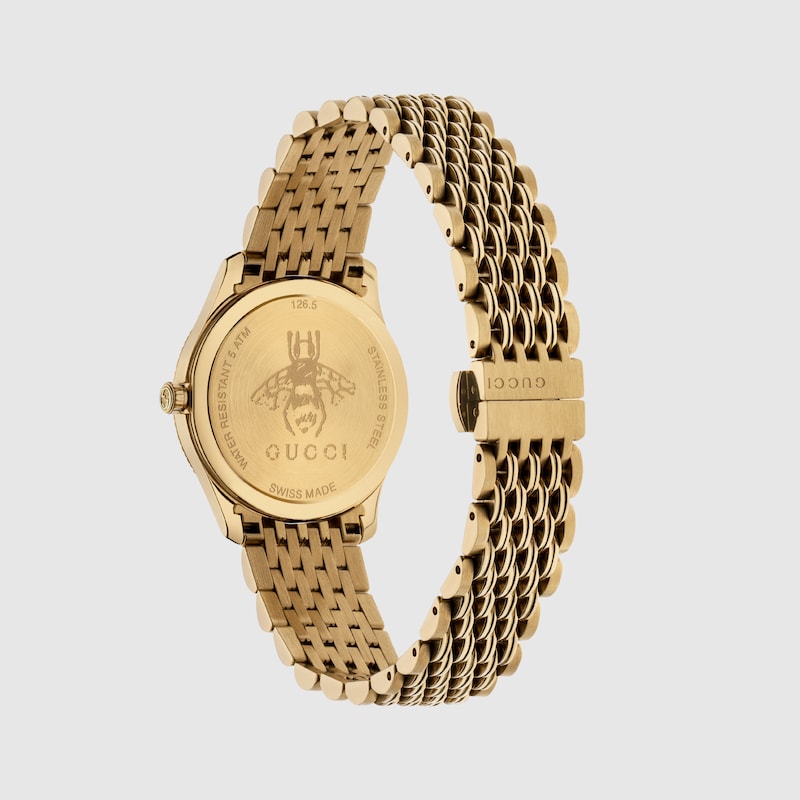 gucci watch golden