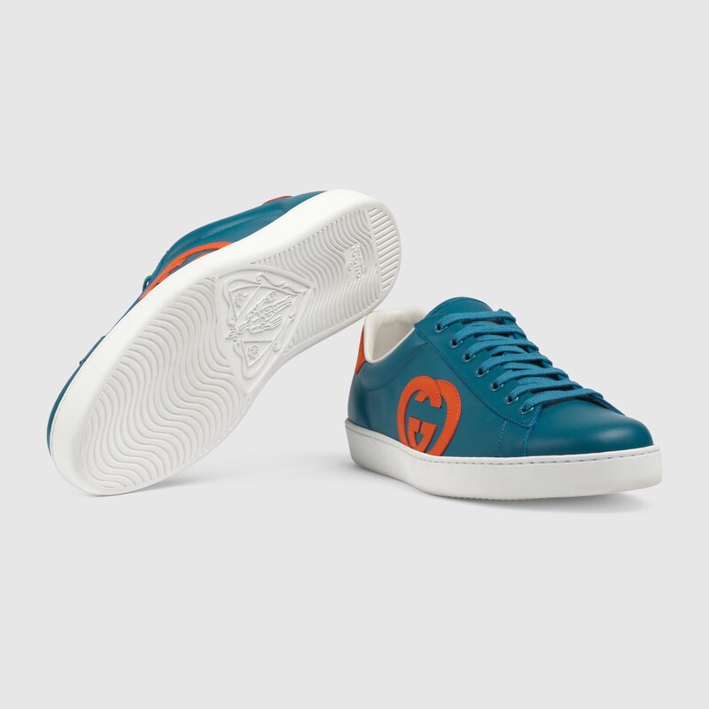 gucci men's ace sneaker with interlocking g