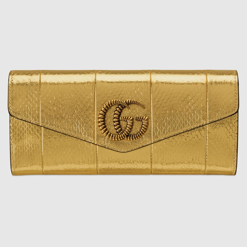 gucci gold clutch