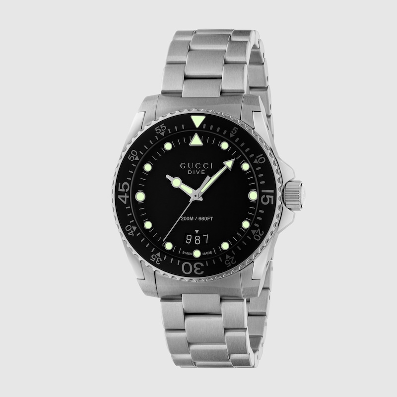 gucci men's diver 40mm watch