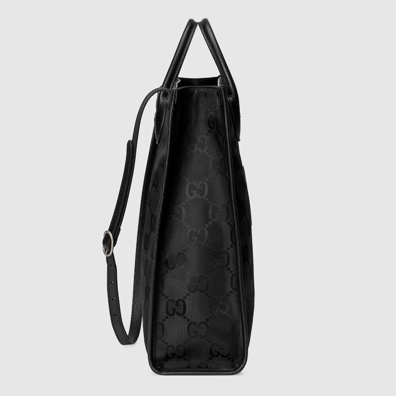 Gucci Off The Grid ロングトートバッグブラック GG ECONYL ...