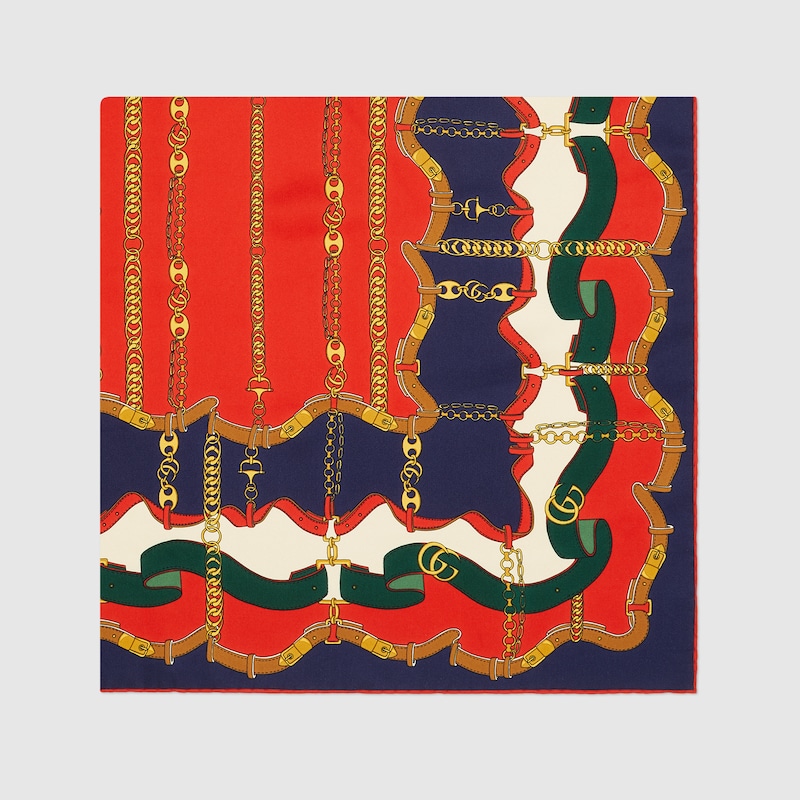 gucci chain scarf
