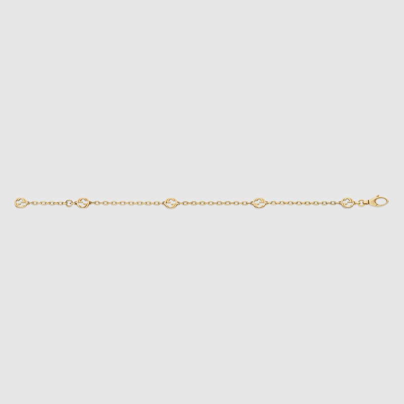 Gucci Interlocking 18k bracelet