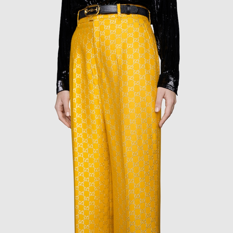 gucci yellow pants