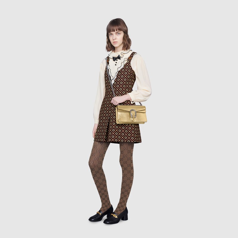 gucci dionysus small suede shoulder bag