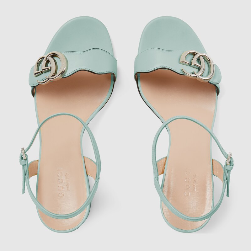 gucci green heels