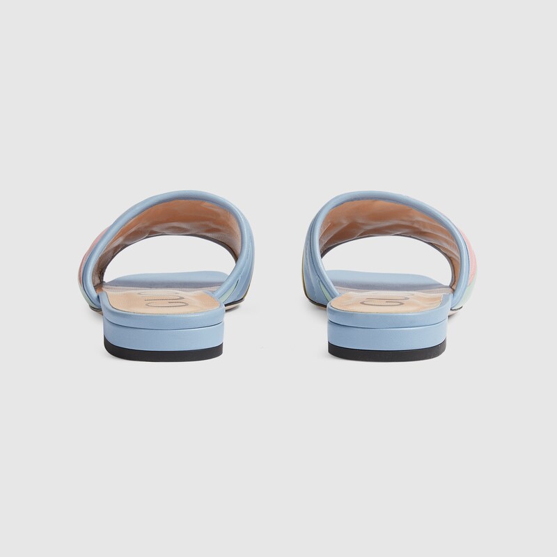 women's slide sandal with double g