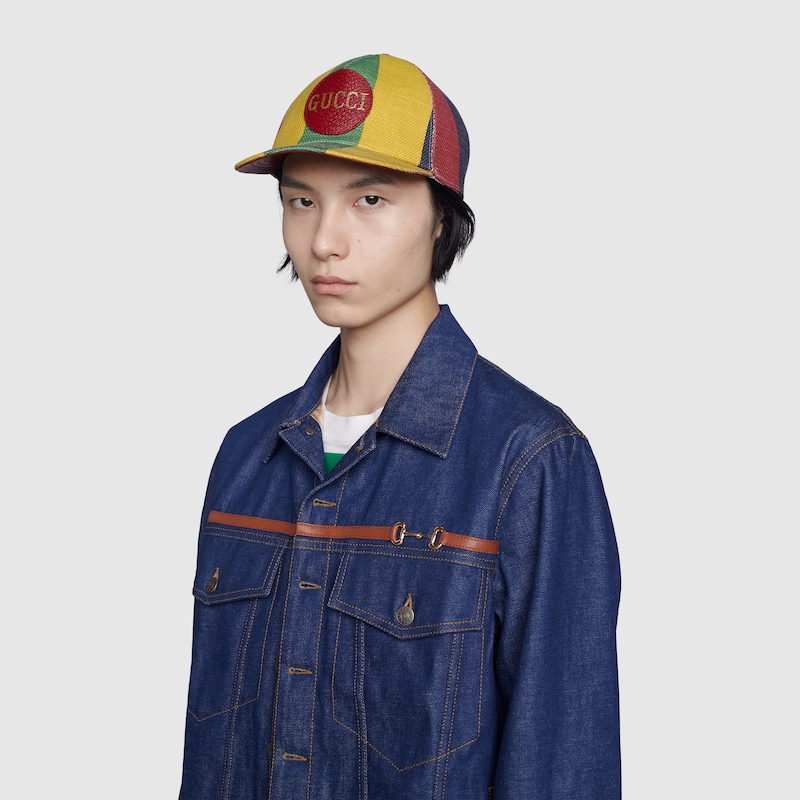 gucci cap blue stripe