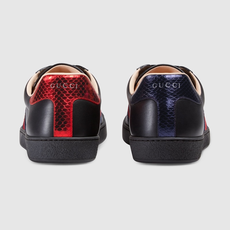 black gucci shoes with bee