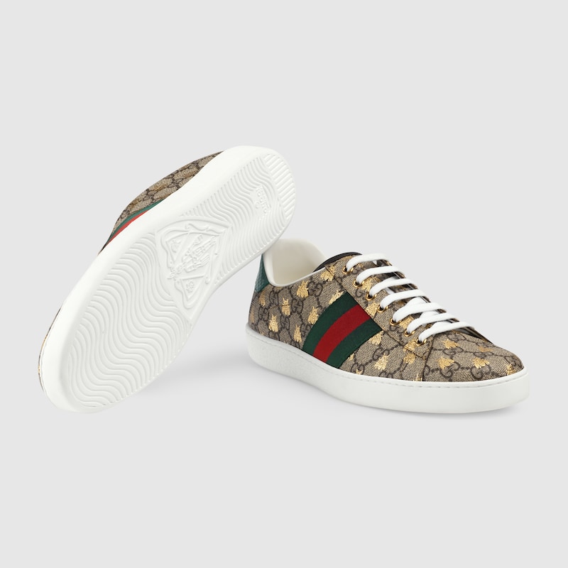 gucci supreme bee shoes