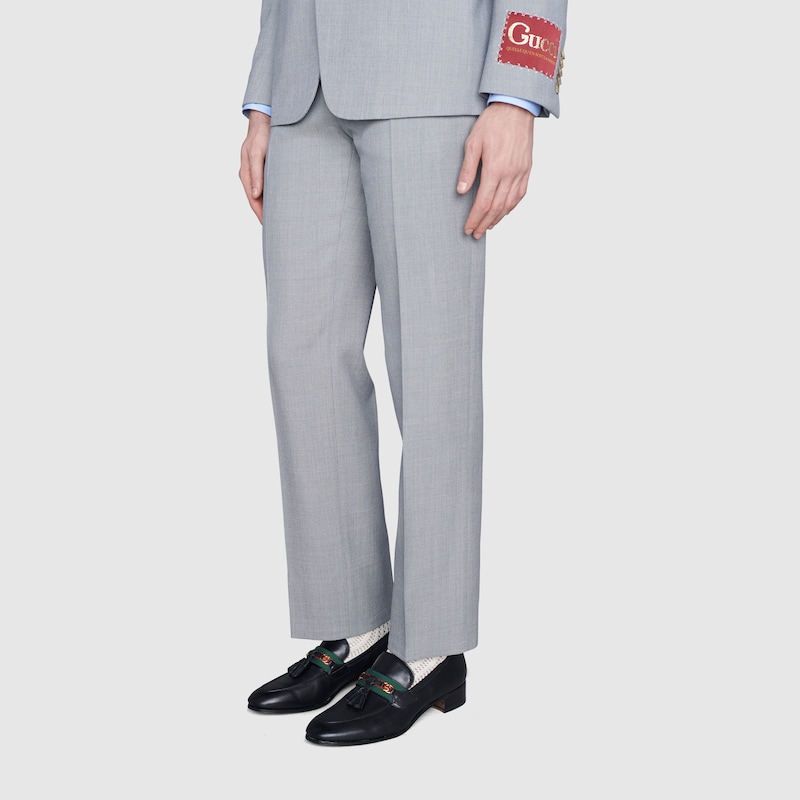 gucci grey loafers