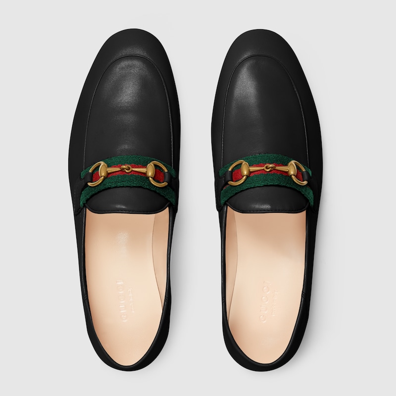 Women's Loafer With  In Black Leather GUCCI® UK