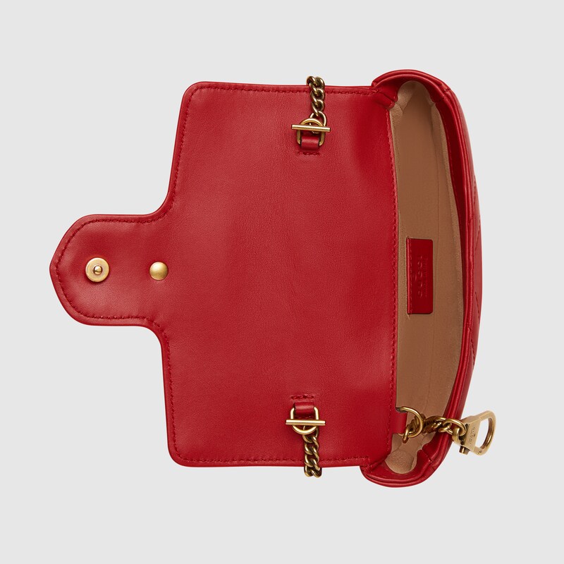 gucci bag red inside