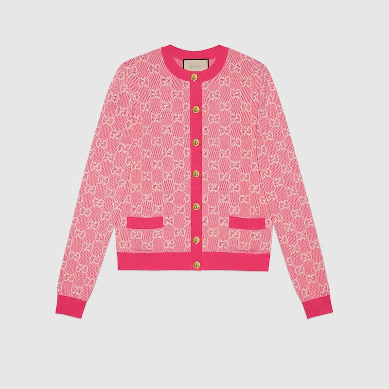 pink and gold gucci sweater