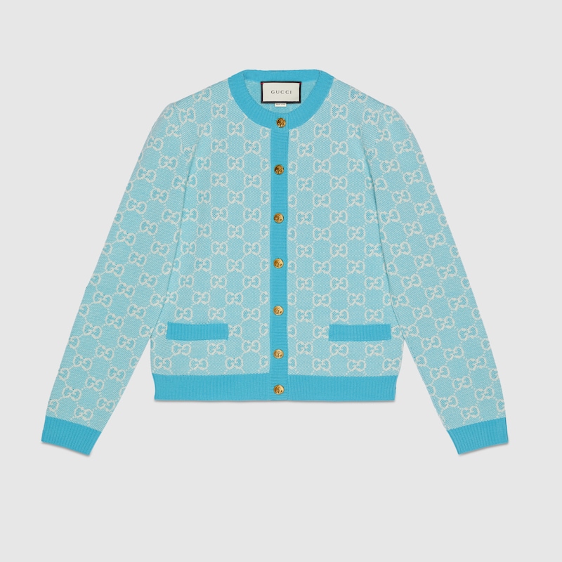 gucci green cardigan