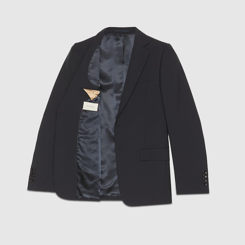 Slim fit wool mohair suit