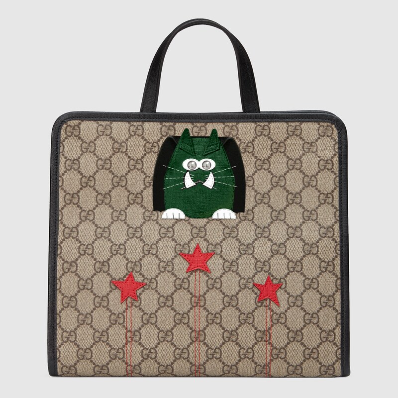 gucci cat tote