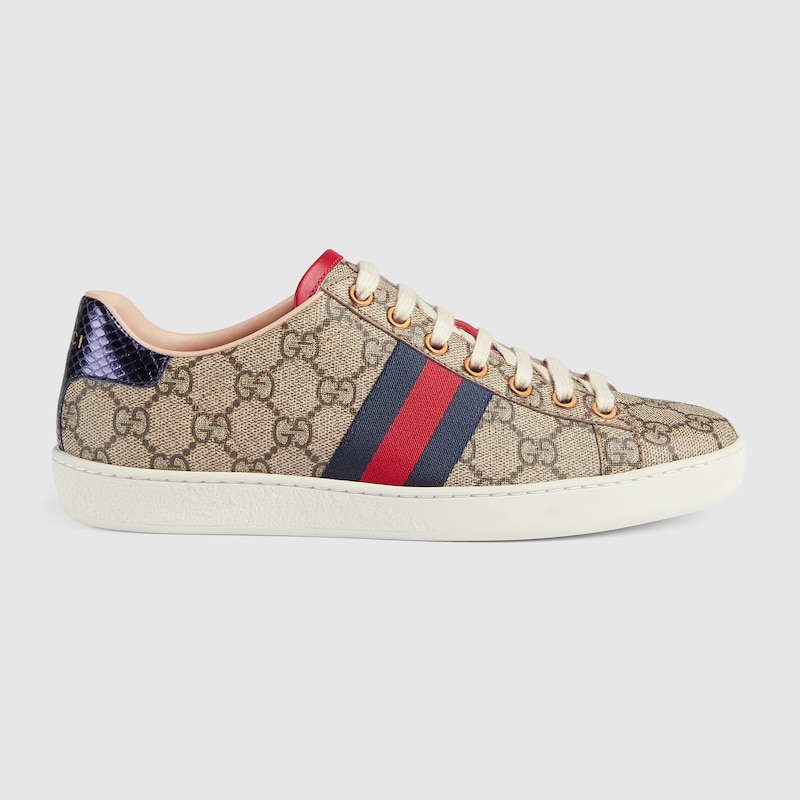 Beige Women's Ace GG Supreme sneaker 