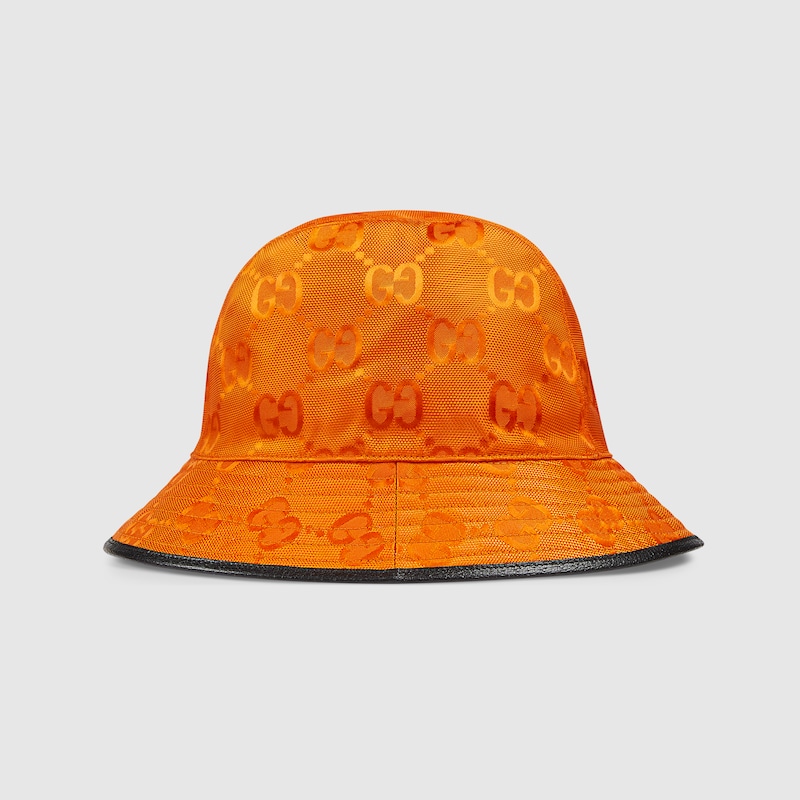 Orange gucci bucket hat new arrivals