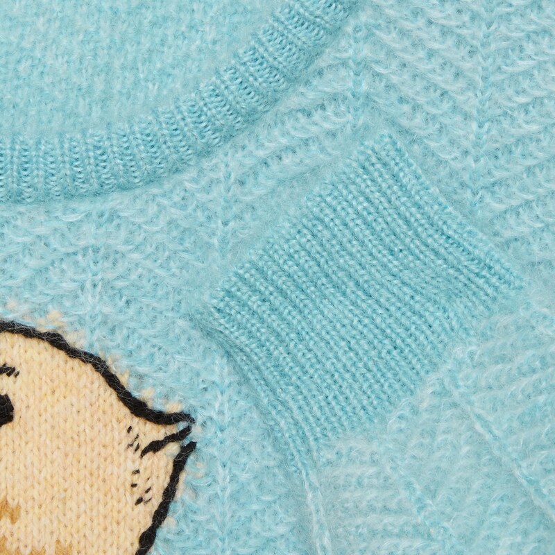 gucci mon petit sweater blue