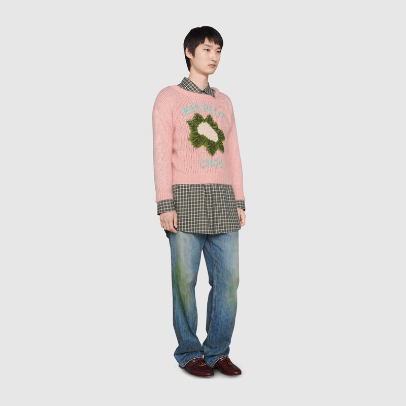 gucci crop sweater