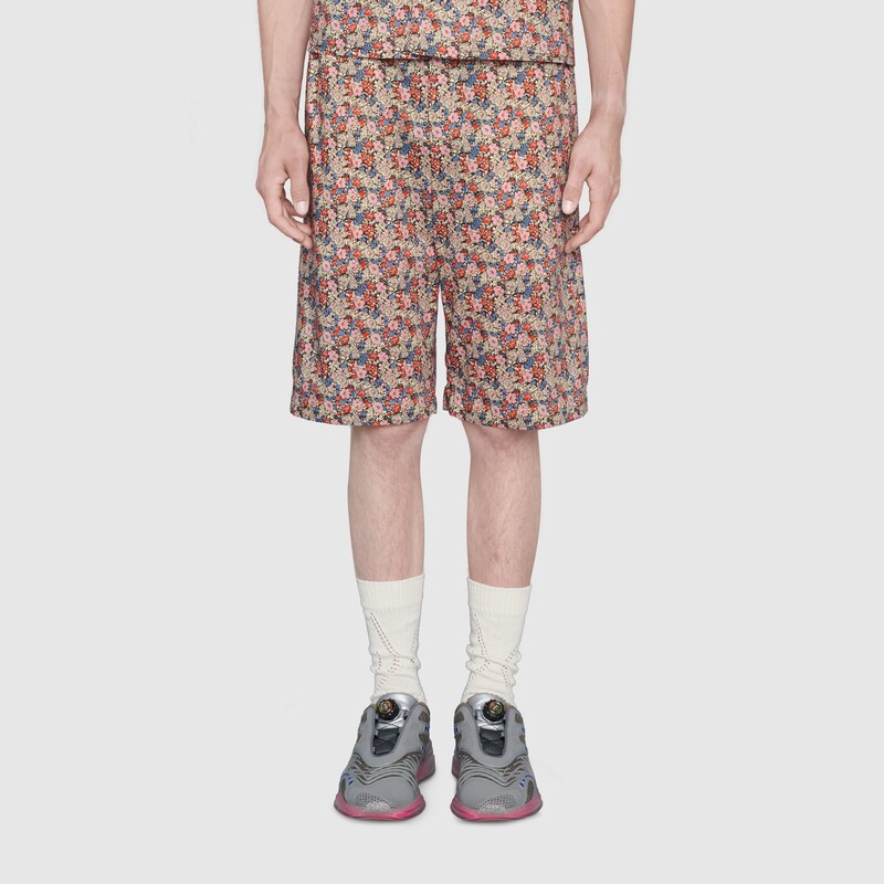 gucci floral shorts