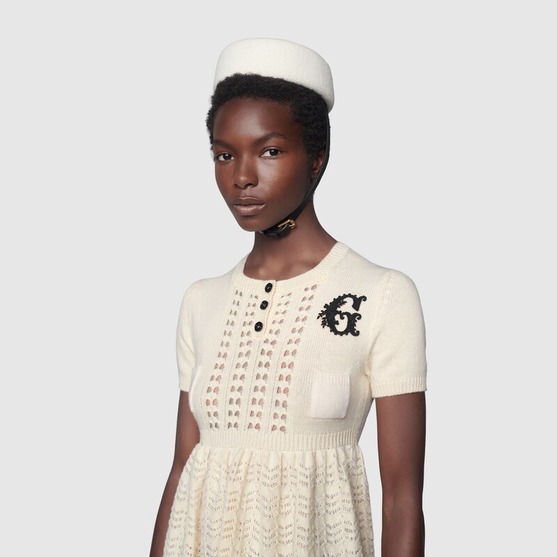 gucci wool dress