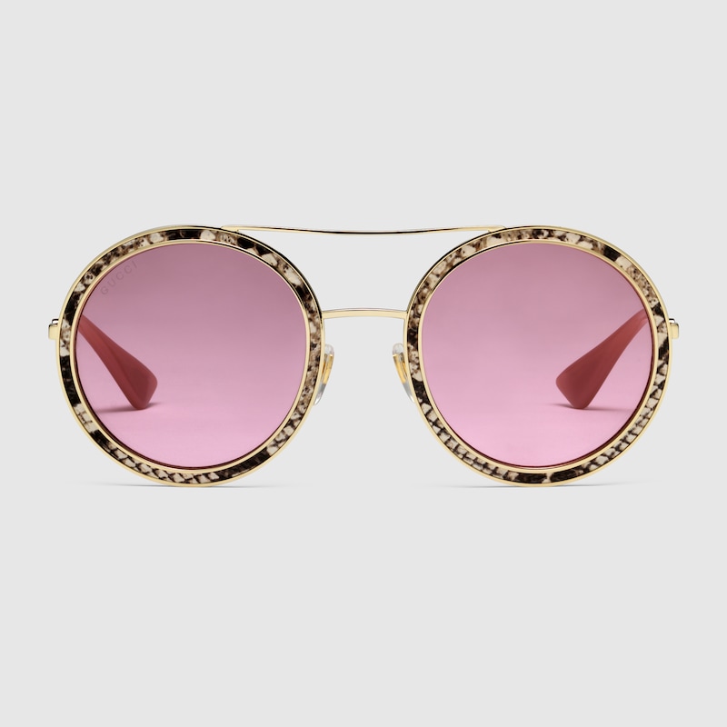 gafas de sol gucci mujer redondas