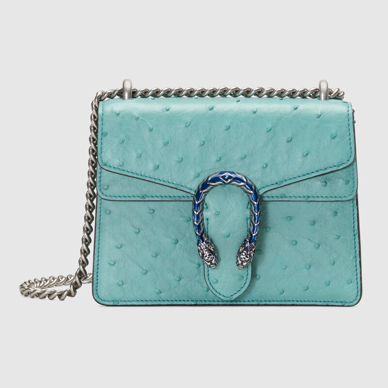 gucci ostrich bag