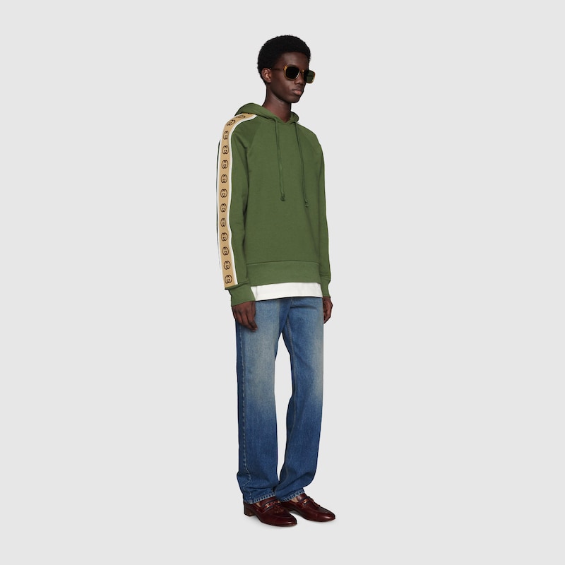 gucci hoodie green