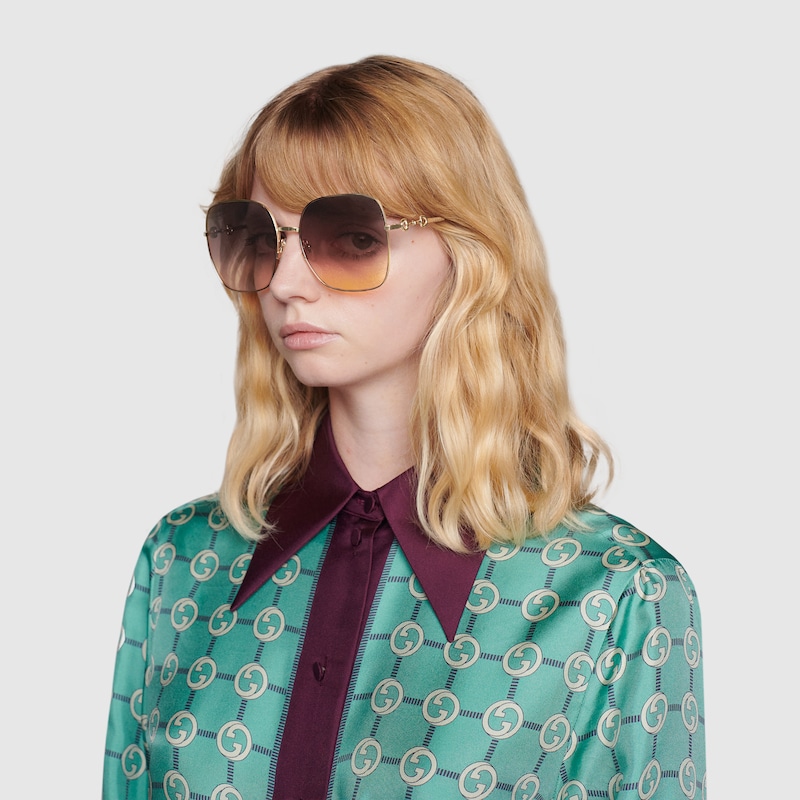 Gucci Oversize Square-frame Sunglasses | Thumbnail 3