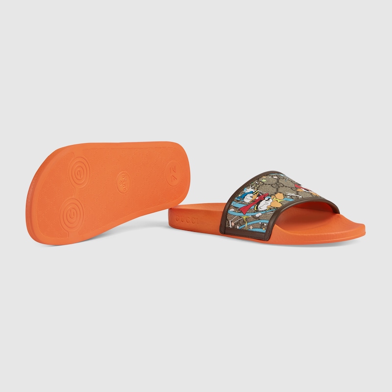 gucci slides orange