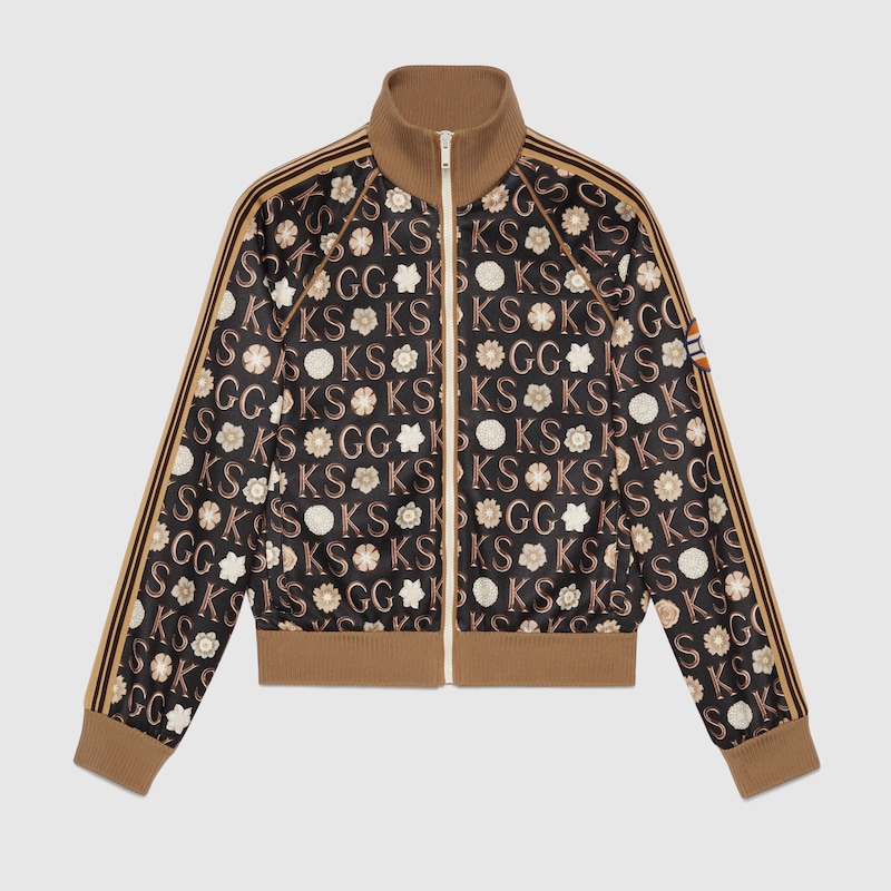 gucci print jacket