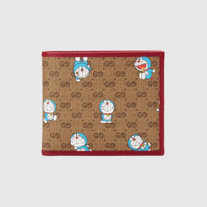 Doraemon X Gucci联名系列双折钱包 Gucci Ae Doraemon X Gucci联名系列双折钱包 Gucci Ae