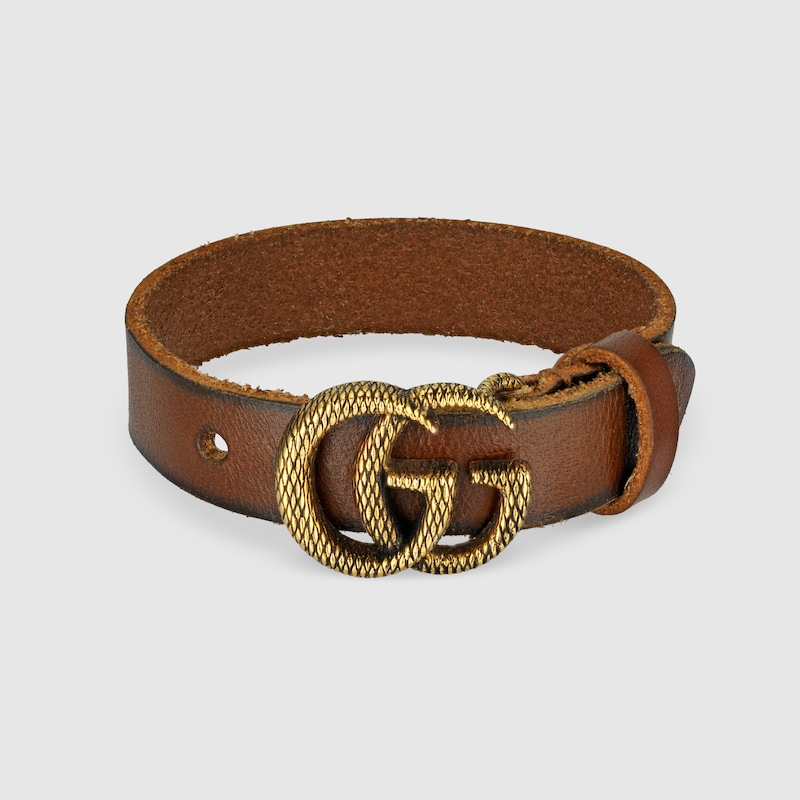 bracciale gucci pelle