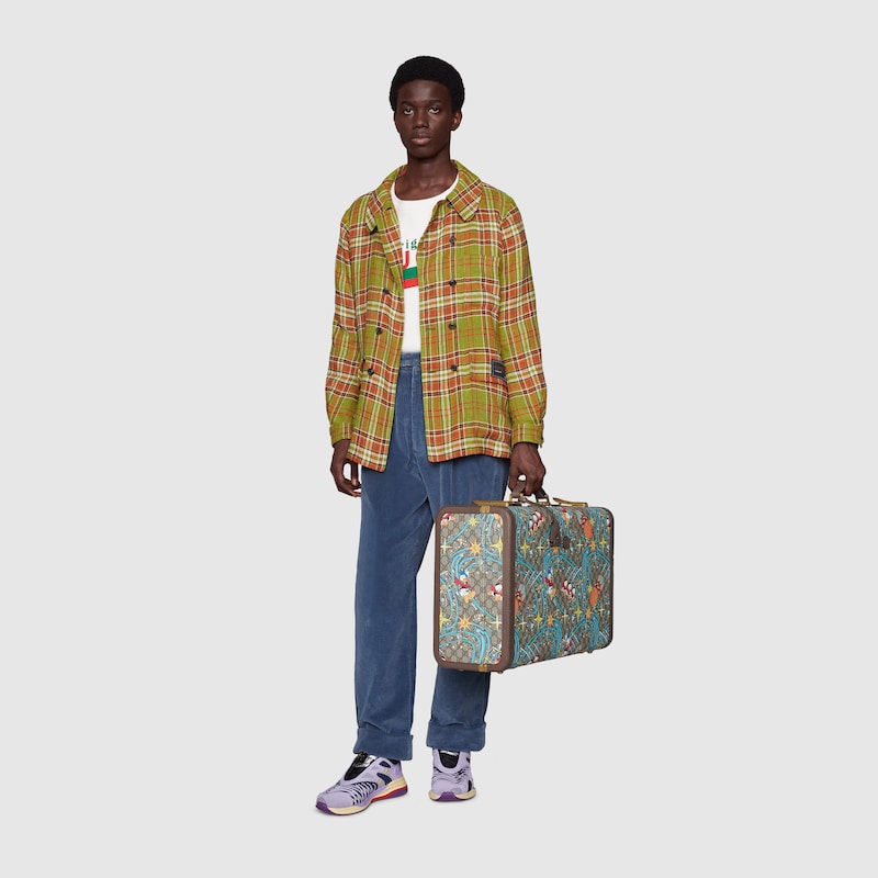 gucci mickey mouse suitcase