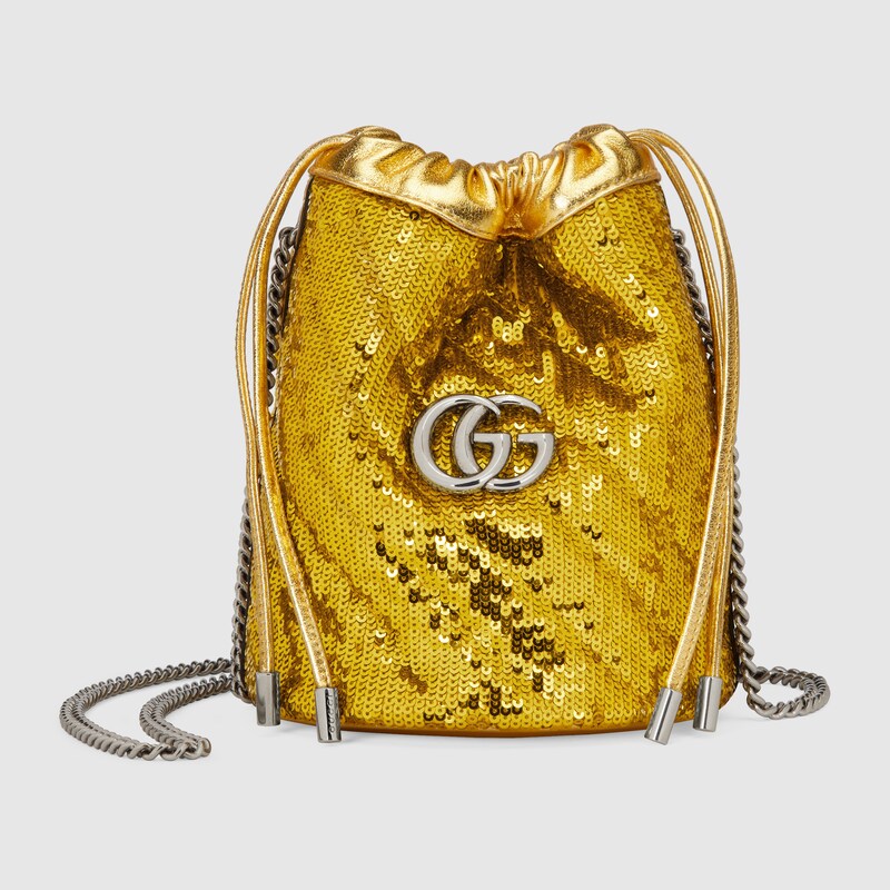 gucci mini gg marmont bucket bag