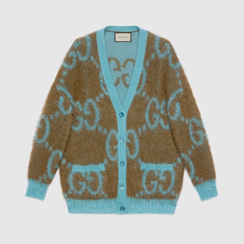 mohair wool cardigan