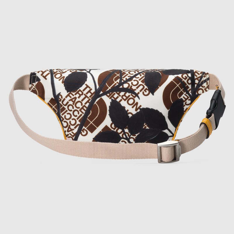 The North Face x Gucci belt bag in ivory recycled nylon GUCCI® SE