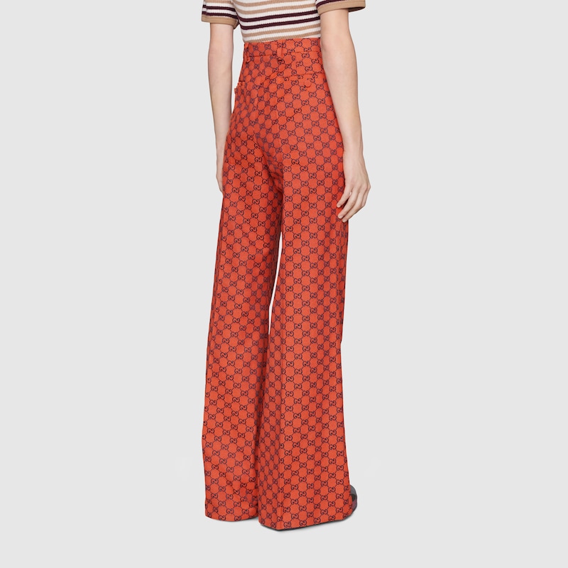 orange gucci pants