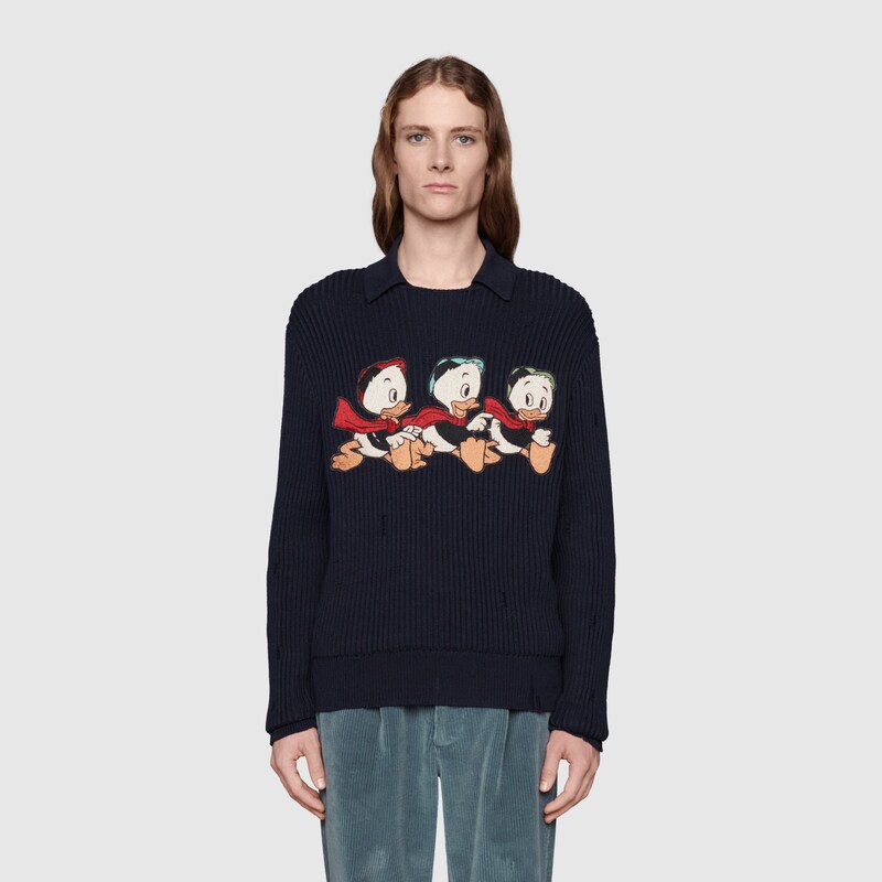 donald duck gucci sweater