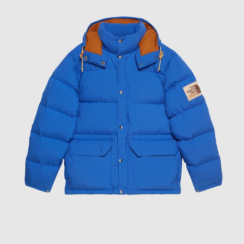 Blue The North Face X Gucci Nylon Jacket Gucci Us Blue The North Face X Gucci Nylon Jacket Gucci Us
