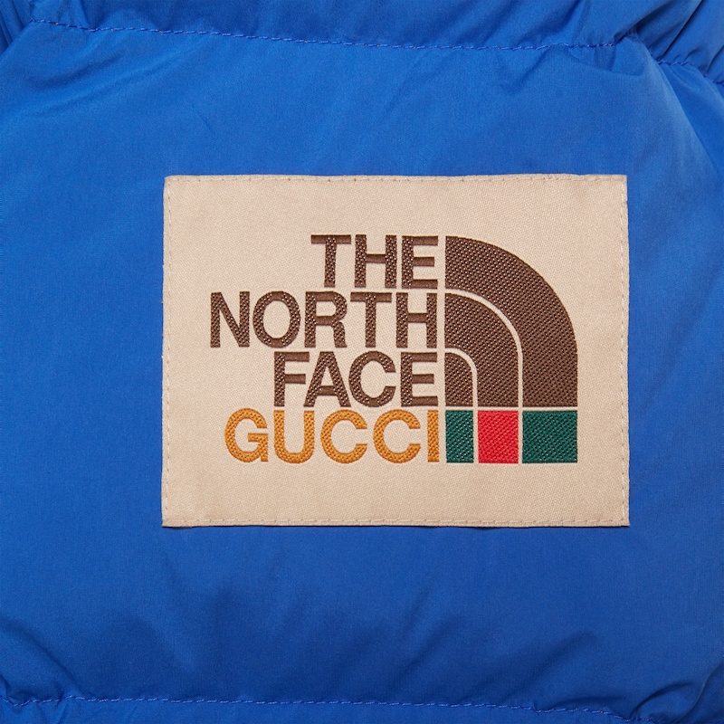 Blue The North Face X Gucci Nylon Jacket Gucci Us